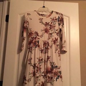 Floral Dress with Pockets